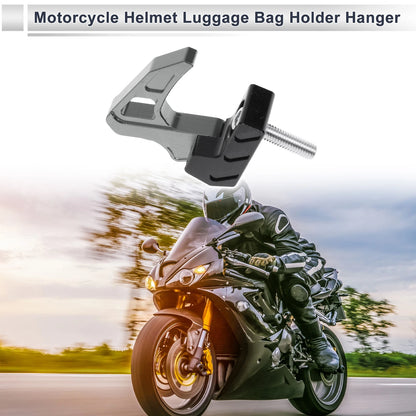 Square Aluminum Motorcycle Hanging Hook 1x Titanium Tone 50mm for Make Model