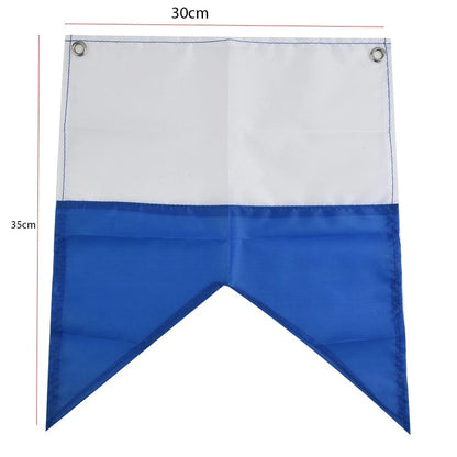 High Quality Dive Boat Flag Scuba Dive 35x30cm/72x60cm Blue White