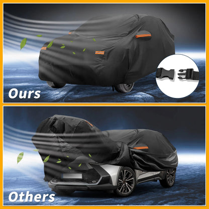 Waterproof All Weather Car Cover for Toyota C-HR (2017-2023) - Black 210D-PU