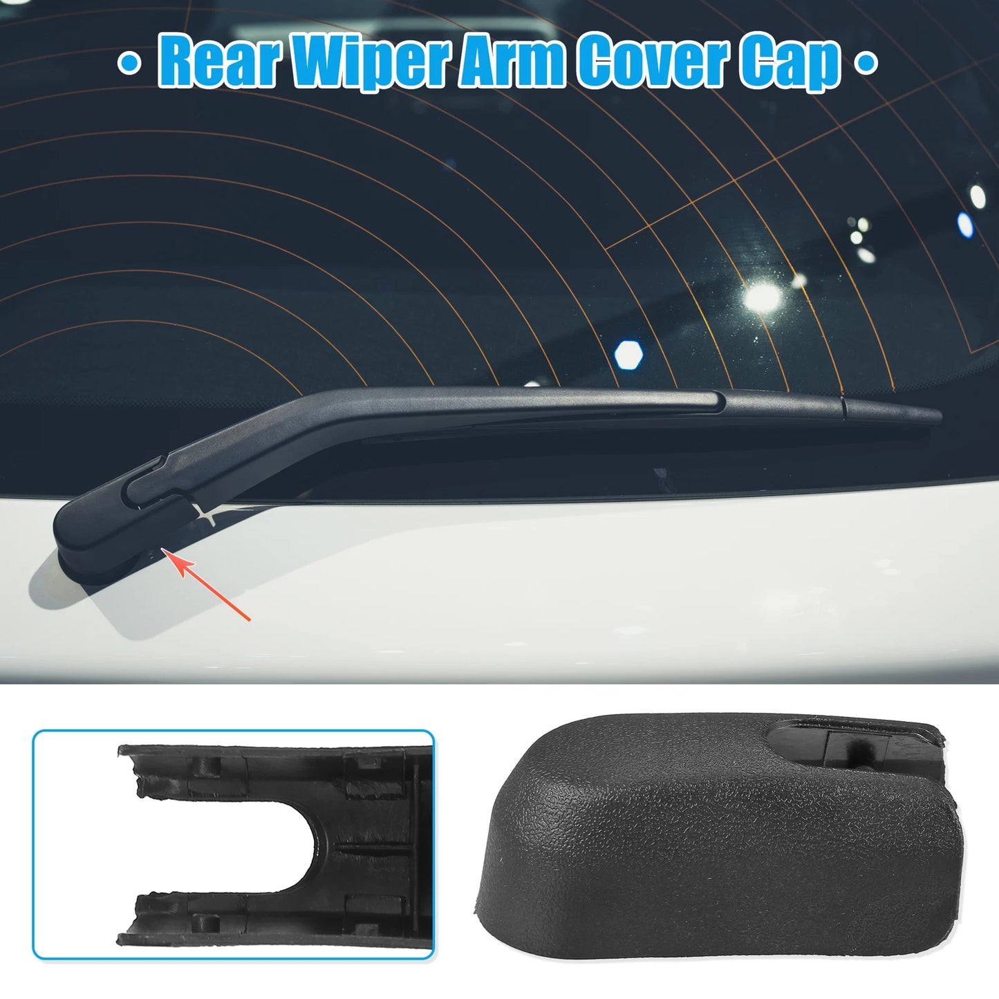 Rear Windshield Wiper Arm Nut Cover for Mazda CX-5 (2013-2017)