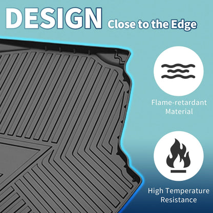 Flat Face Cargo Liner Rear Trunk Mat for Hyundai Sonata (2015-2019) 1 Pc