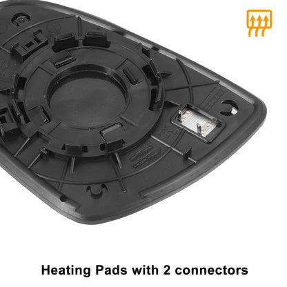 Heated Left Right Side Mirror Glass w/ Backing Plate for Kia Optima (2011-2015)