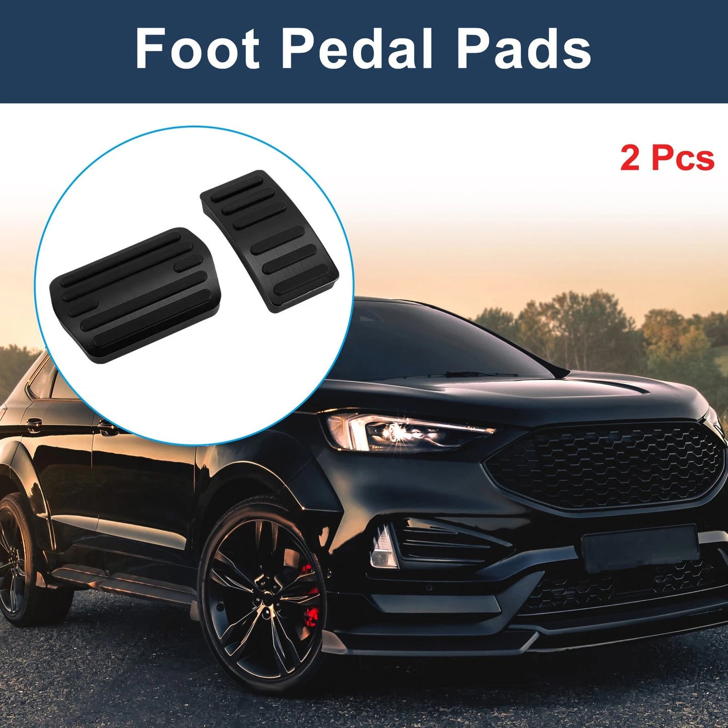 Automatic Foot Accelerator Pedal Covers for Ford Edge (2007-2014)