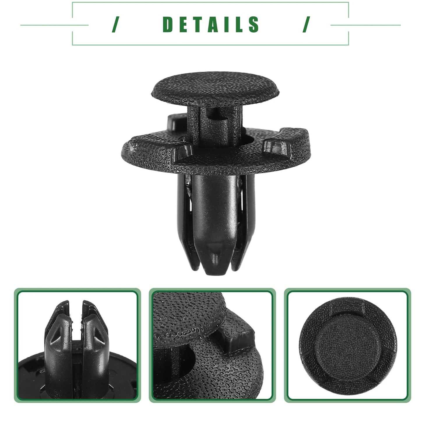 50 Pcs Cowl Bumper & Fender Liner Push Clips for Infiniti Q50
