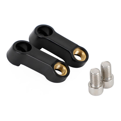 M10 x 1.5mm Plastic Extension Mirror for Motorcycle Right Hand Thread