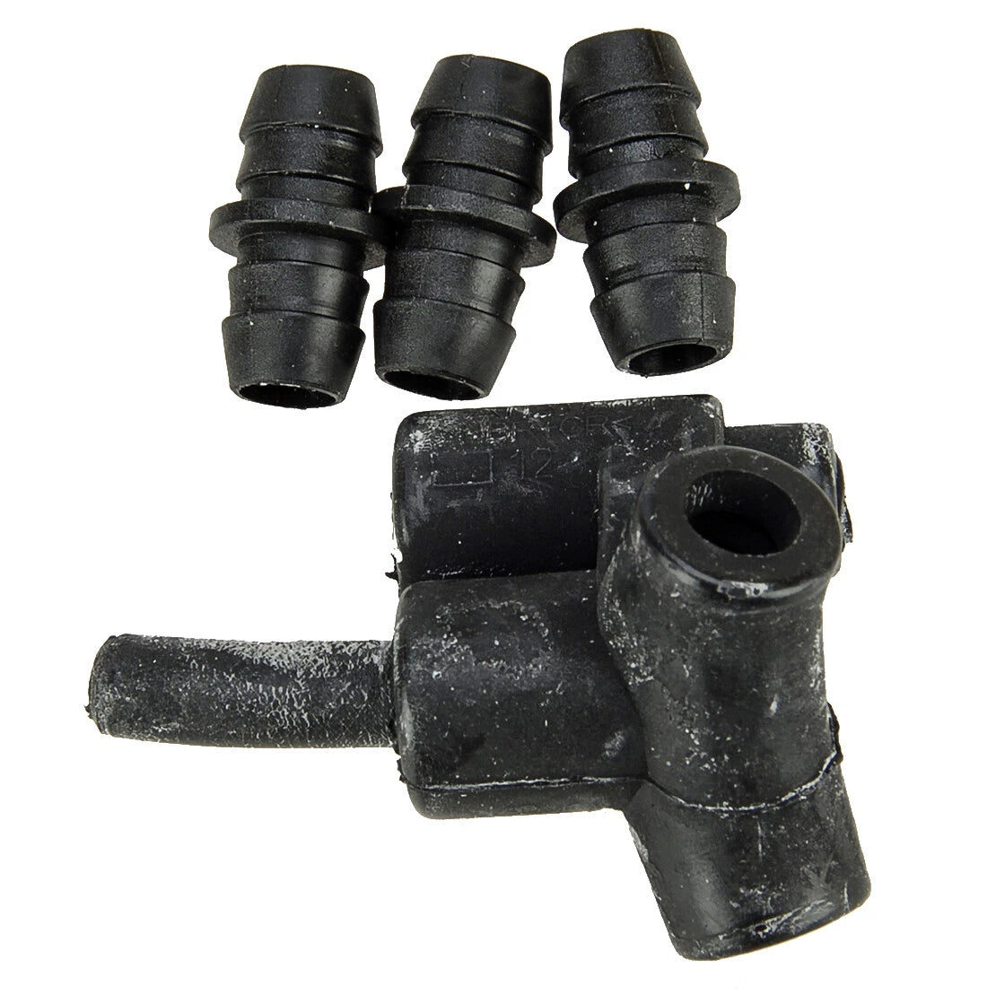 10 Pcs Engine Valve Cover Gaskets & Crankcase Hose for Benz C280 C320 (1994-2005)