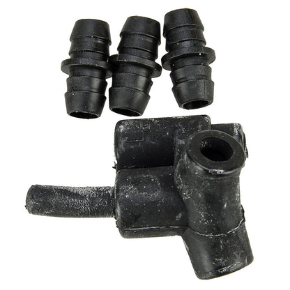 10 Pcs Engine Valve Cover Gaskets & Crankcase Hose for Benz C280 C320 (1994-2005)