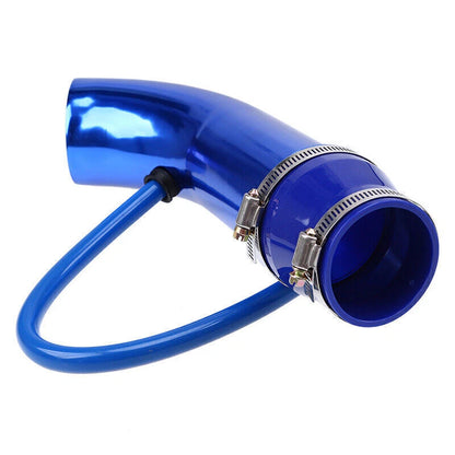 Blue Cold Air Intake Filter Induction Pipe