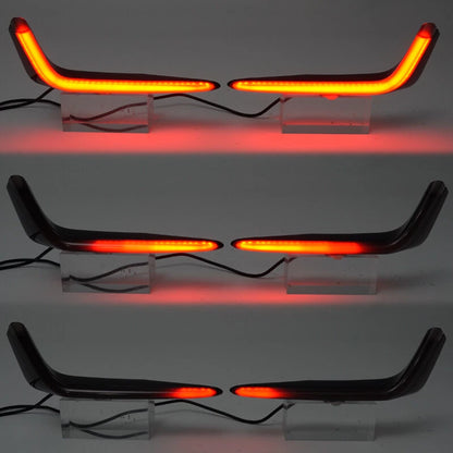 2 x LED Tail Brake Light for 2017-2021 Honda Civic Rear Bumper Reflector Lamps