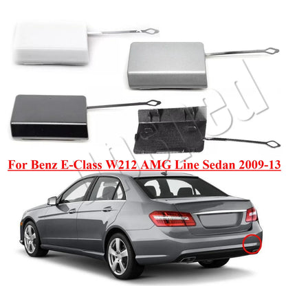 Rear Bumper Tow Hook Eye Cover Cap for Benz E-Class W212 AMG Line Sedan (2009–2013)