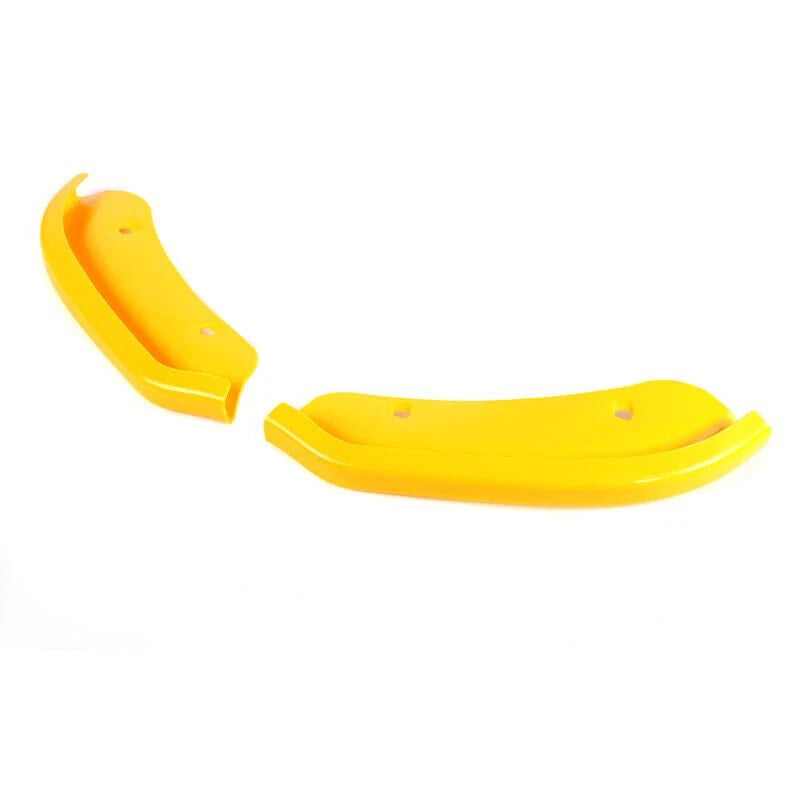 Yellow Front Splitter Bumper Lip Protector Set for Dodge Challenger SRT Hellcat