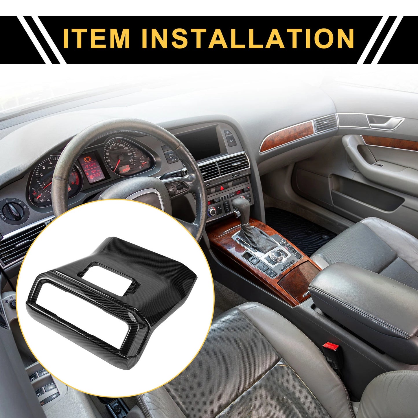Car Rear A/C Air Conditioning Outlet Vent Trim for Ford F-150 (2021-2024)