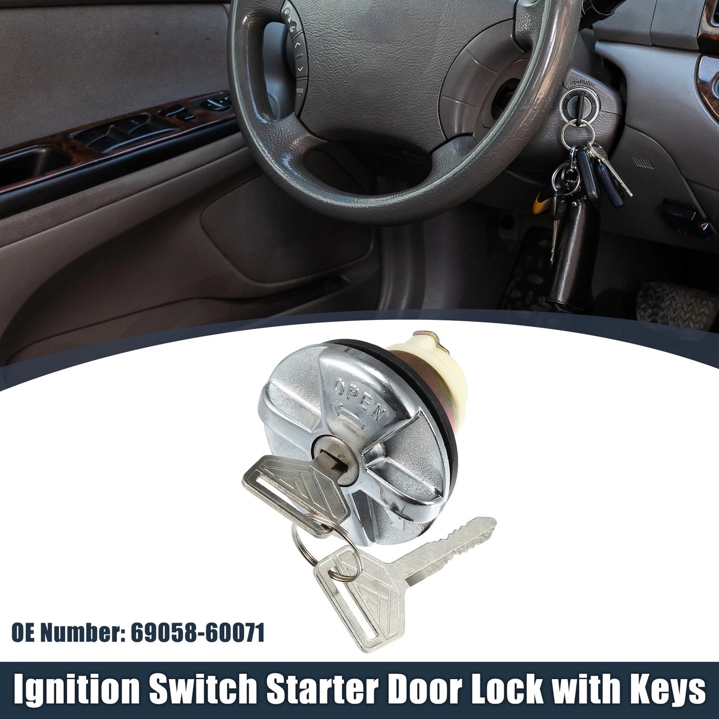 Ignition Lock Cylinder / 1 Set for Toyota