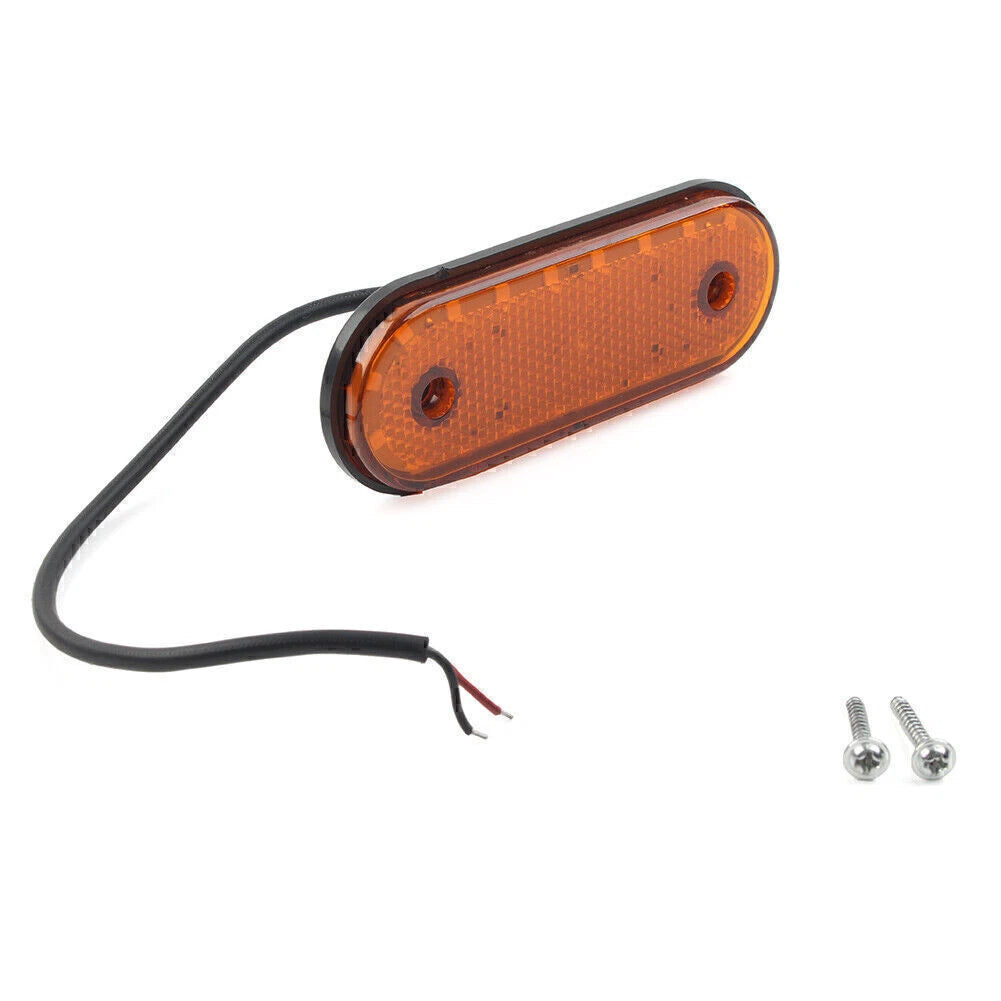 LED Oval Side Marker Indicator Light for Trailer Truck Lorry Van (2010-2023)