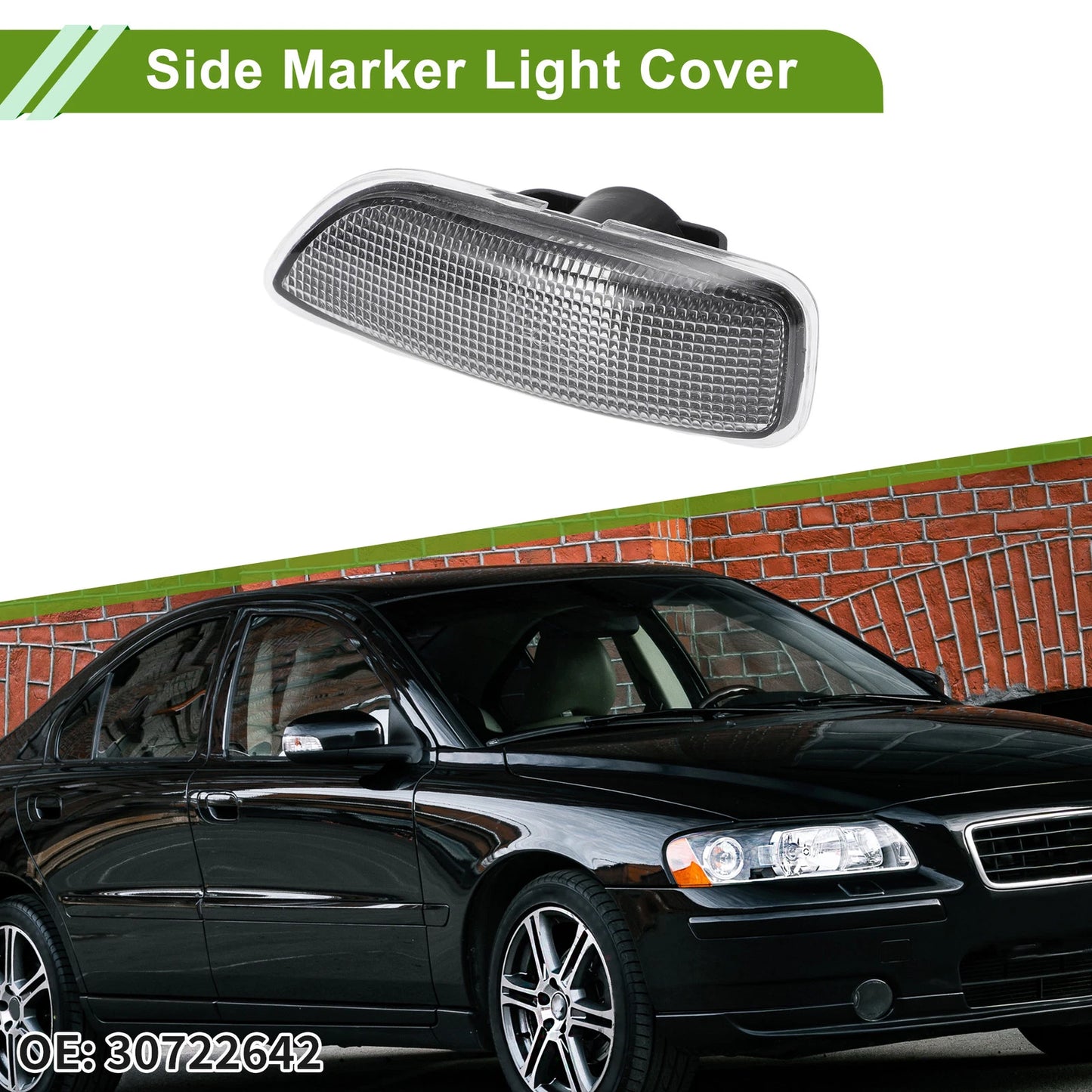 Right Side Marker Light Cover for Volvo S60 (2001-2009)