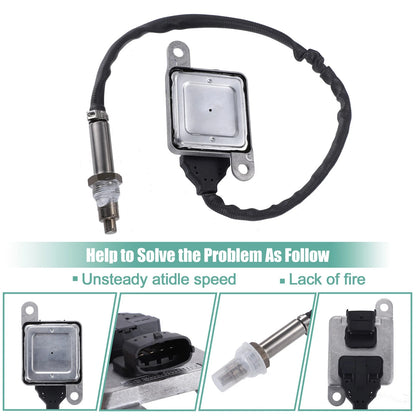 Nox Sensor Downstream Nitrous Oxide Sensor for Dodge Black