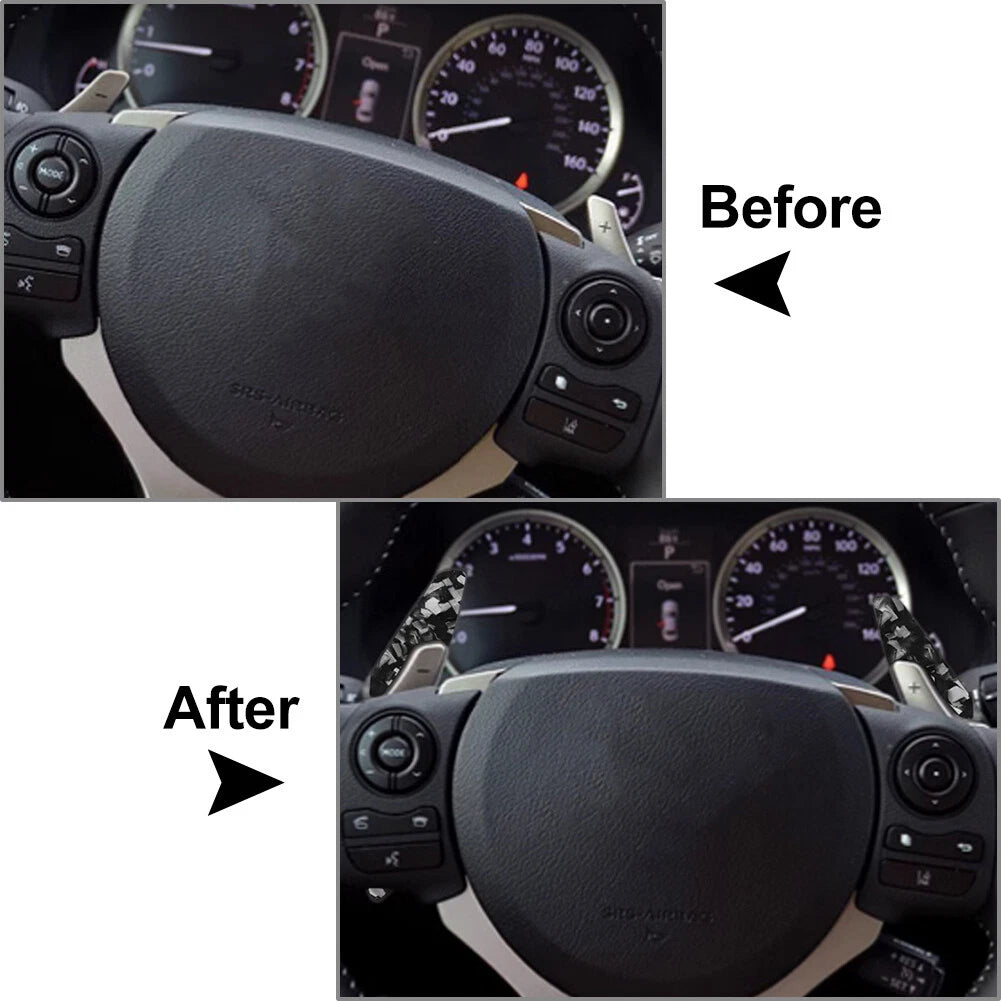 Steering Wheel Shift Paddle Extensions for Lexus IS RC NX CT (2014-2023)