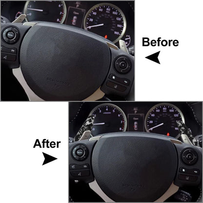 Steering Wheel Shift Paddle Extensions for Lexus IS RC NX CT (2014-2023)