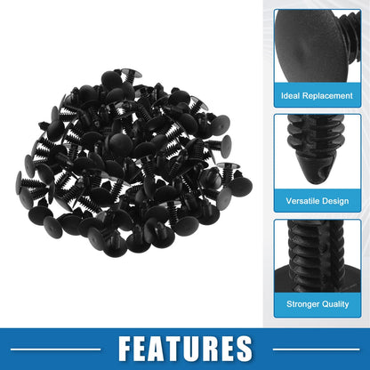 100 Pcs Bumper Clips for Jeep Dodge Plastic Automotive Fasteners