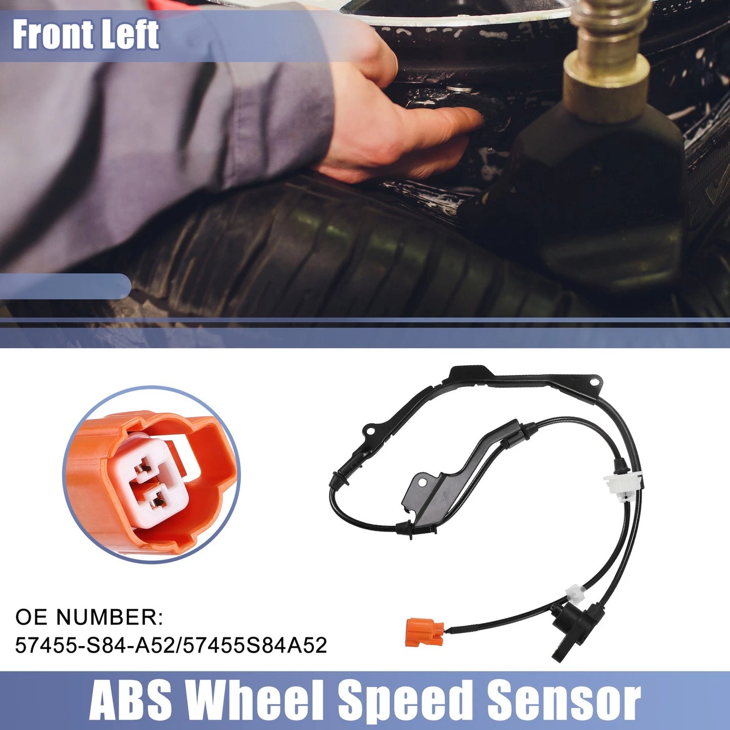 Front Left ABS Sensor for Honda Accord (1998-2002)
