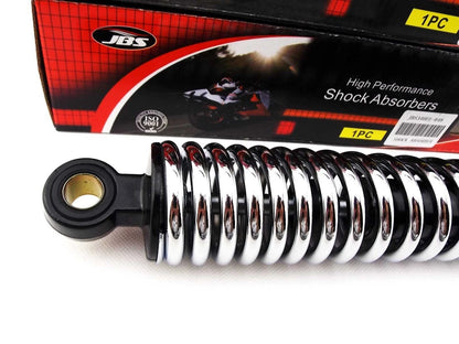 340mm JBS Black/Chrome Rear Shock Absorbers for Kawasaki KX250