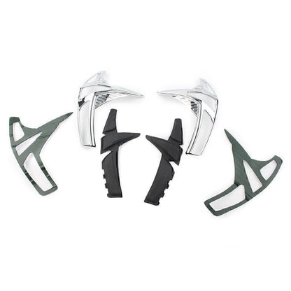 Chrome Fairing Saddlebag Scuff Protectors for Honda Goldwing GL1800 (2001-2011)
