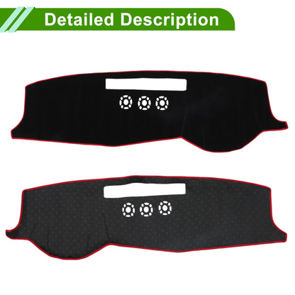 Dashboard Cover Mat for Volvo XC90 (2015-2020) - Black Red 1 Set