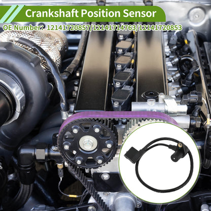 Crankshaft Position Sensor for BMW 735i Base (1988-1992) 1 x Black