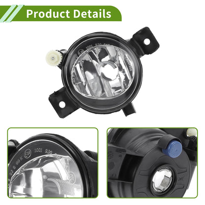 Left Fog Light Grill for BMW X5 2011-2013 (1 x Clear, Black)
