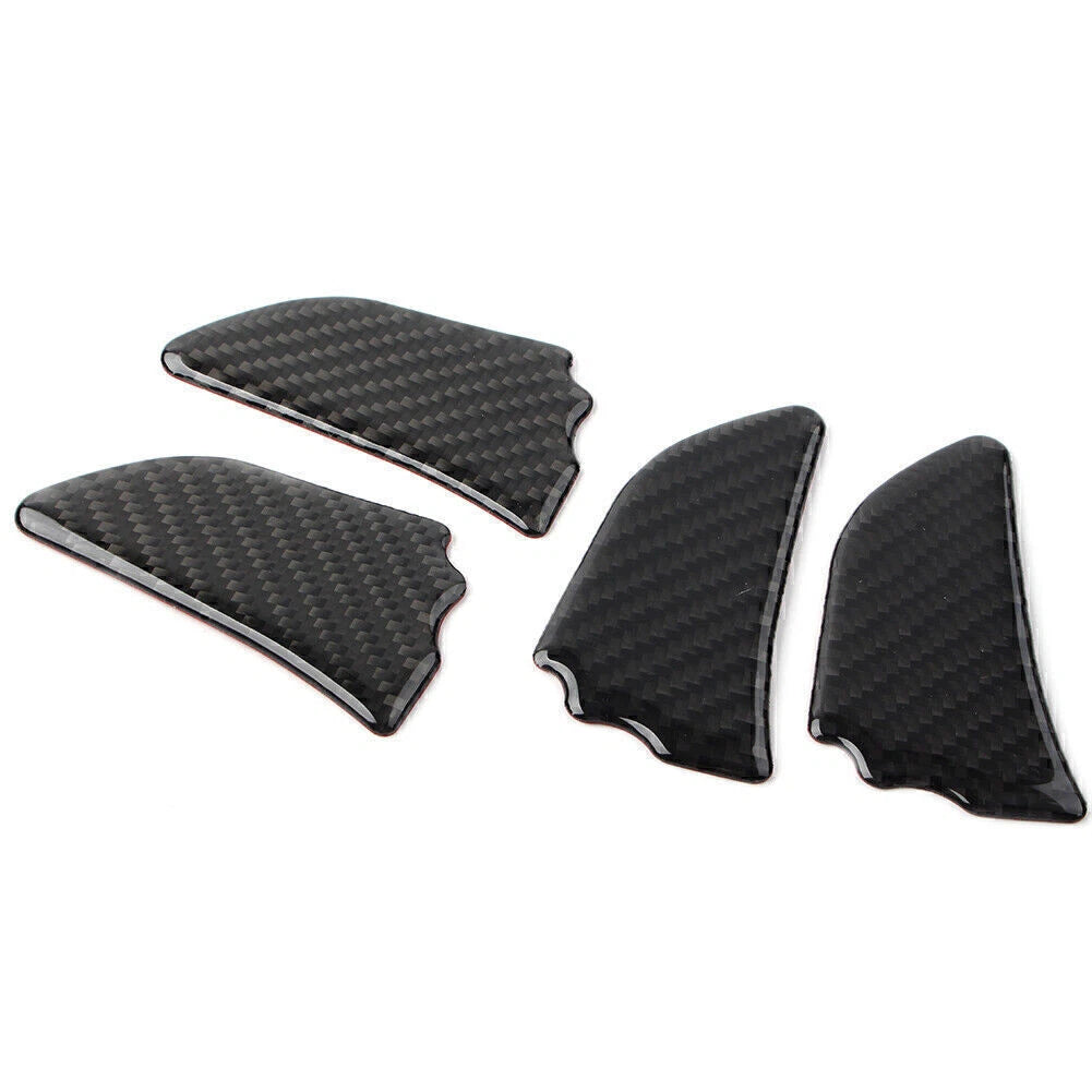 4 x Carbon Fiber Interior Door Bowl Cover Trim for Subaru Forester (2013-2018)