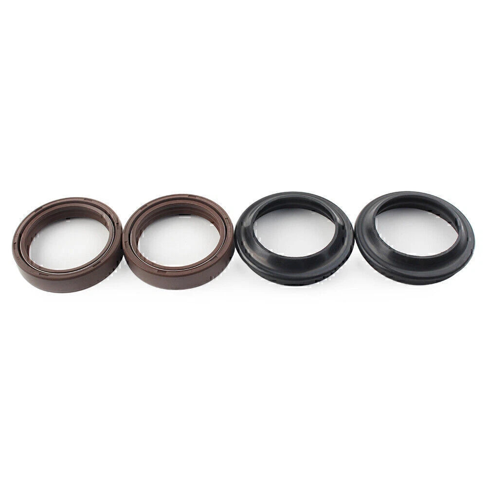 4 Pcs Brown Front Fork Damper Seal for Motorcycle