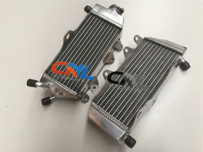 Aluminum Radiator & White Hoses for Yamaha YZ125 (2002-2004)