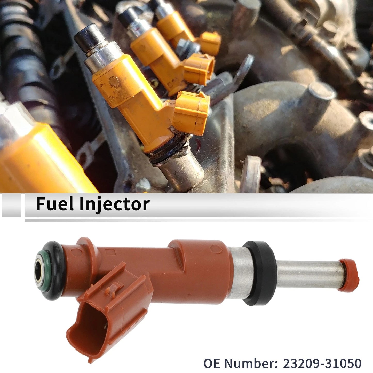 Fuel Injector Brown 1 Pc for Toyota Camry 3.5 (2007–2011)