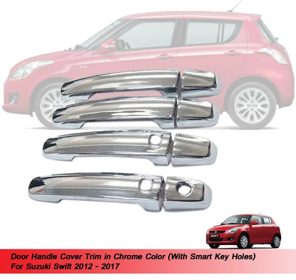 Chrome Door Handle Covers for Suzuki Swift (2012-2017)