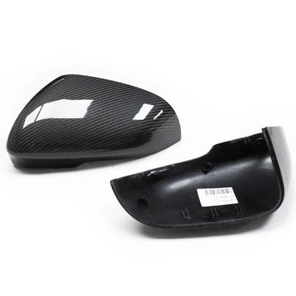 Real Carbon Fiber Replace Mirror Shell Caps Cover For Jaguar XFR 2010
