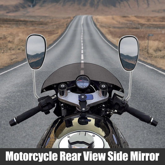 10mm Rearview Mirrors for Kawasaki & Honda Motorcycles