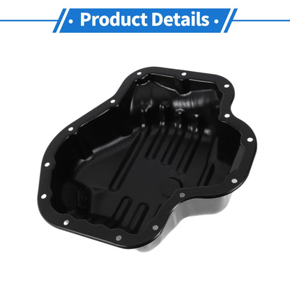 Engine Oil Pan for Toyota Camry 2007-2011 - 1 x Steel Black