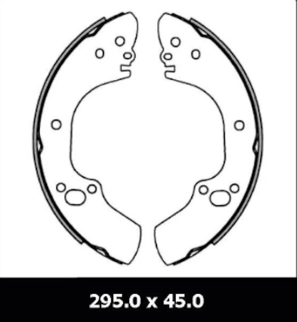 Rear Brake Shoe Drum Overhaul Kit for Holden Rodeo TF