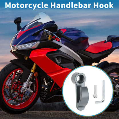 Handlebar Hook / 1 x / Titanium Tone Helmet CNC Hanging Hook for Motorcycle