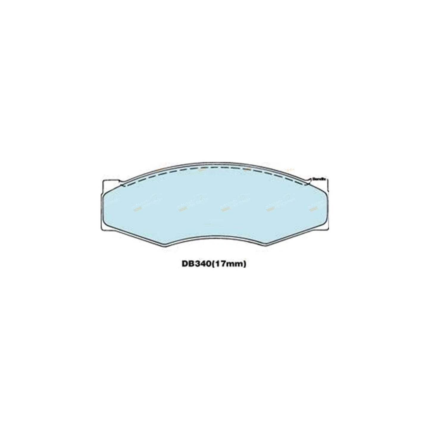 Front Disc Brake Pad Set for Nissan 720 (1982-1987)