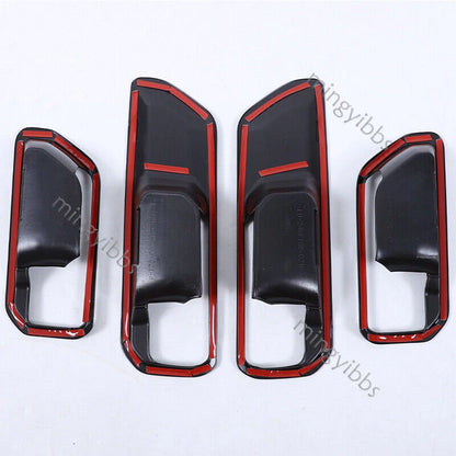 Inner Door Handle Bowl Cover Wood for Toyota Prado Land Cruiser (2024–2025)