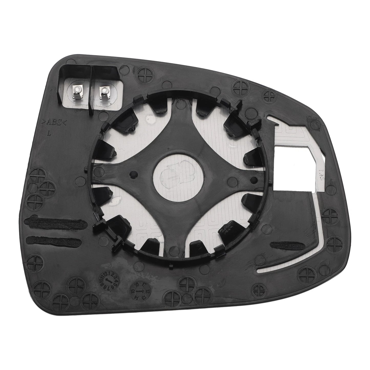 Left Side White Heated Mirror Glass for Ford Focus (2008-2018)