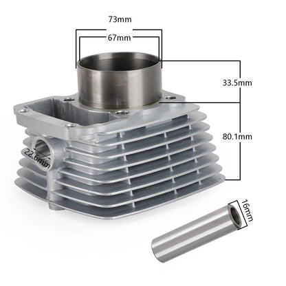 67mm Cylinder Kit for China Quad ATV CG 250 (2000-2023)