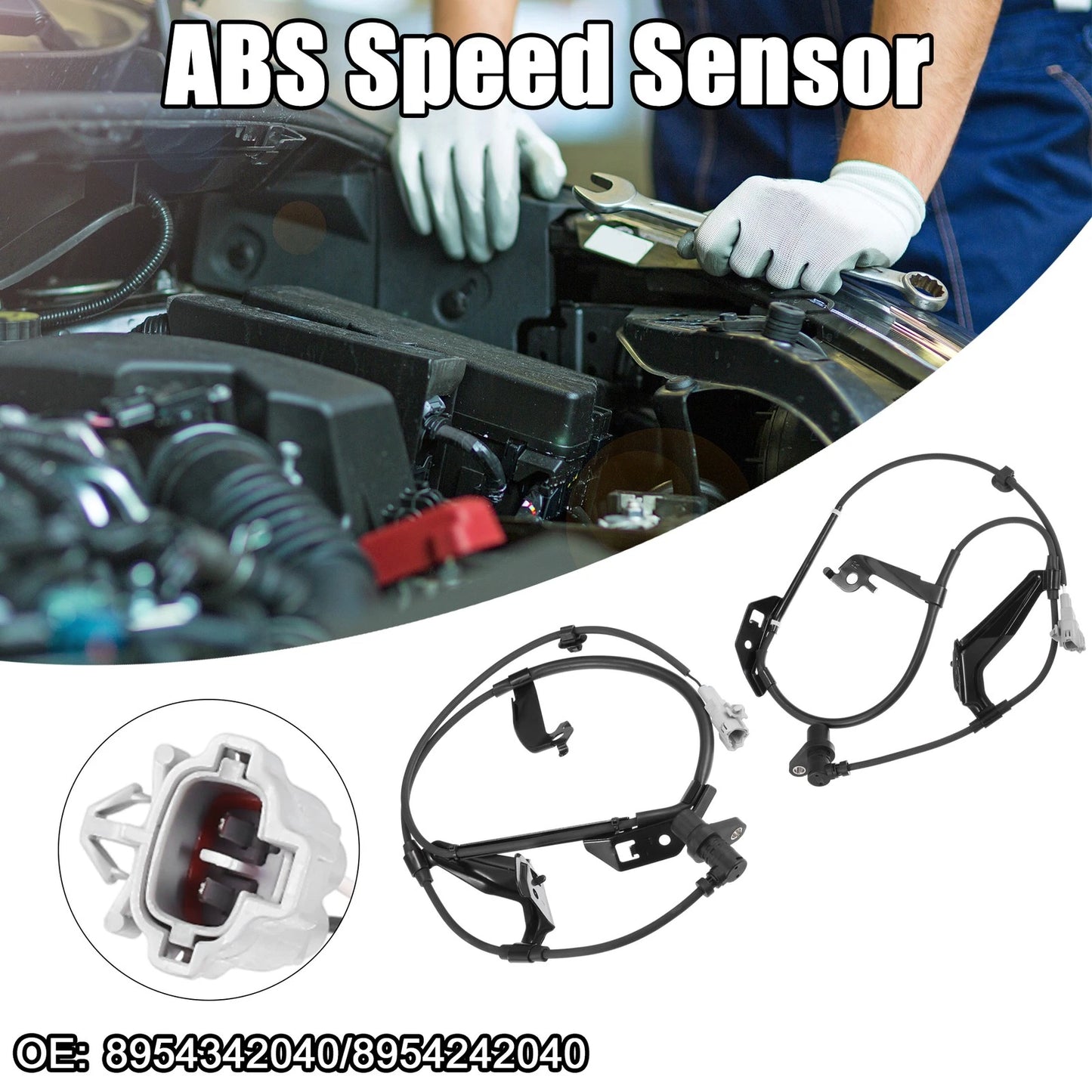 Set Front Left Right Car ABS Wheel Speed Sensor for Toyota RAV4 (2001–2005)