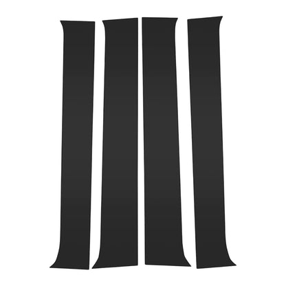 4 Pcs Door Pillar Window Trim for GMC Canyon Black (2004 - 2012)