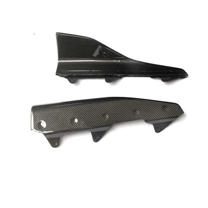 For 2016-2020 BMW F87 M2 P Style Carbon Fiber Side Skirt Splitter Lip Bodykit
