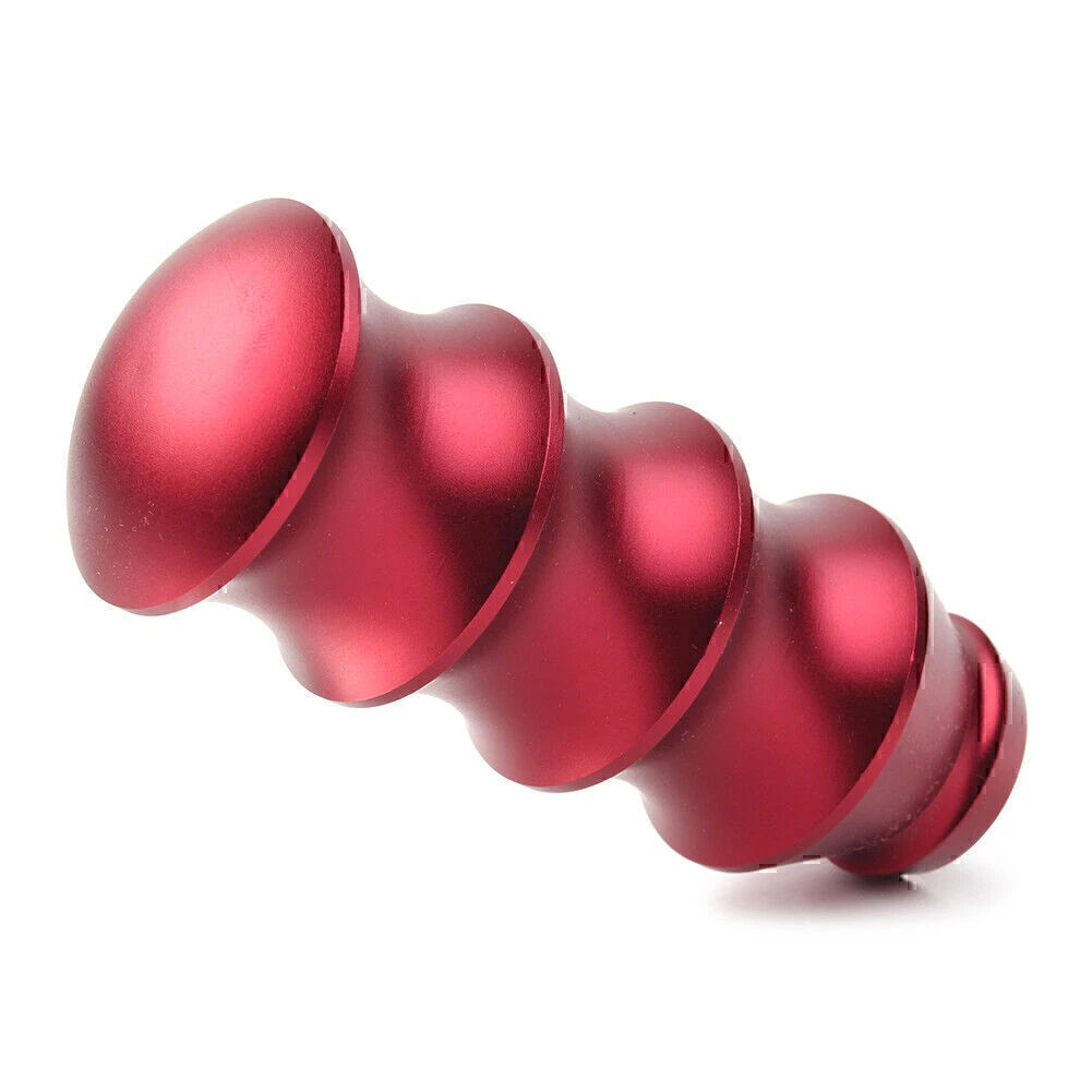 Red Aluminum Manual Gear Stick Shift Knob for Universal Bambo Style Cars