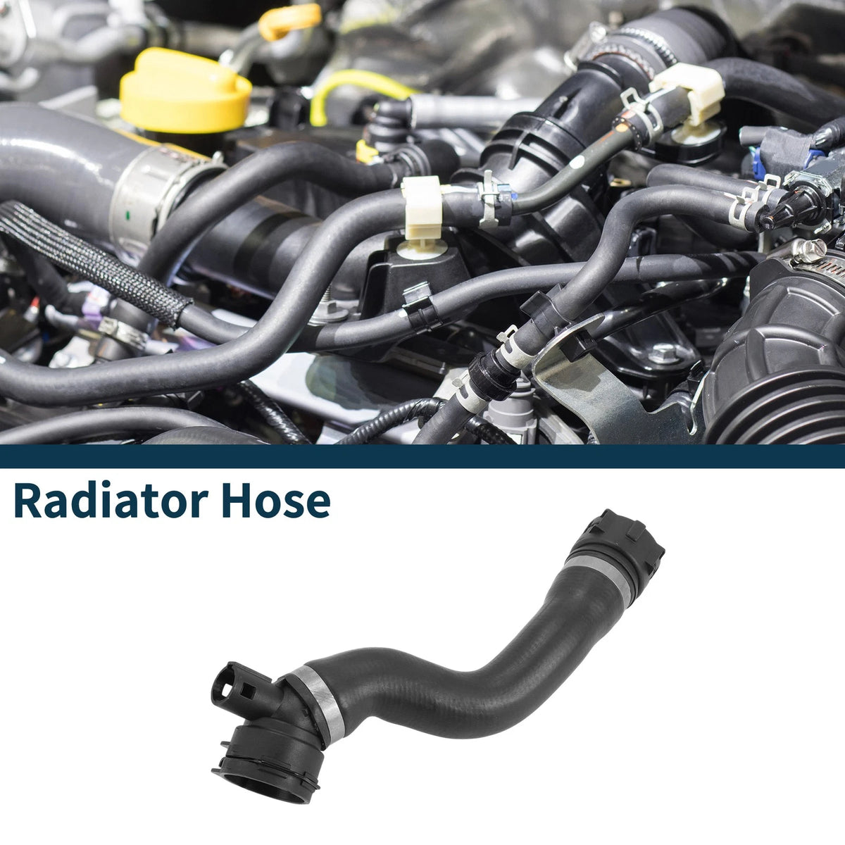 Radiator Hose for BMW 1 Series Rubber Coolant Hose (2005 - 2005)