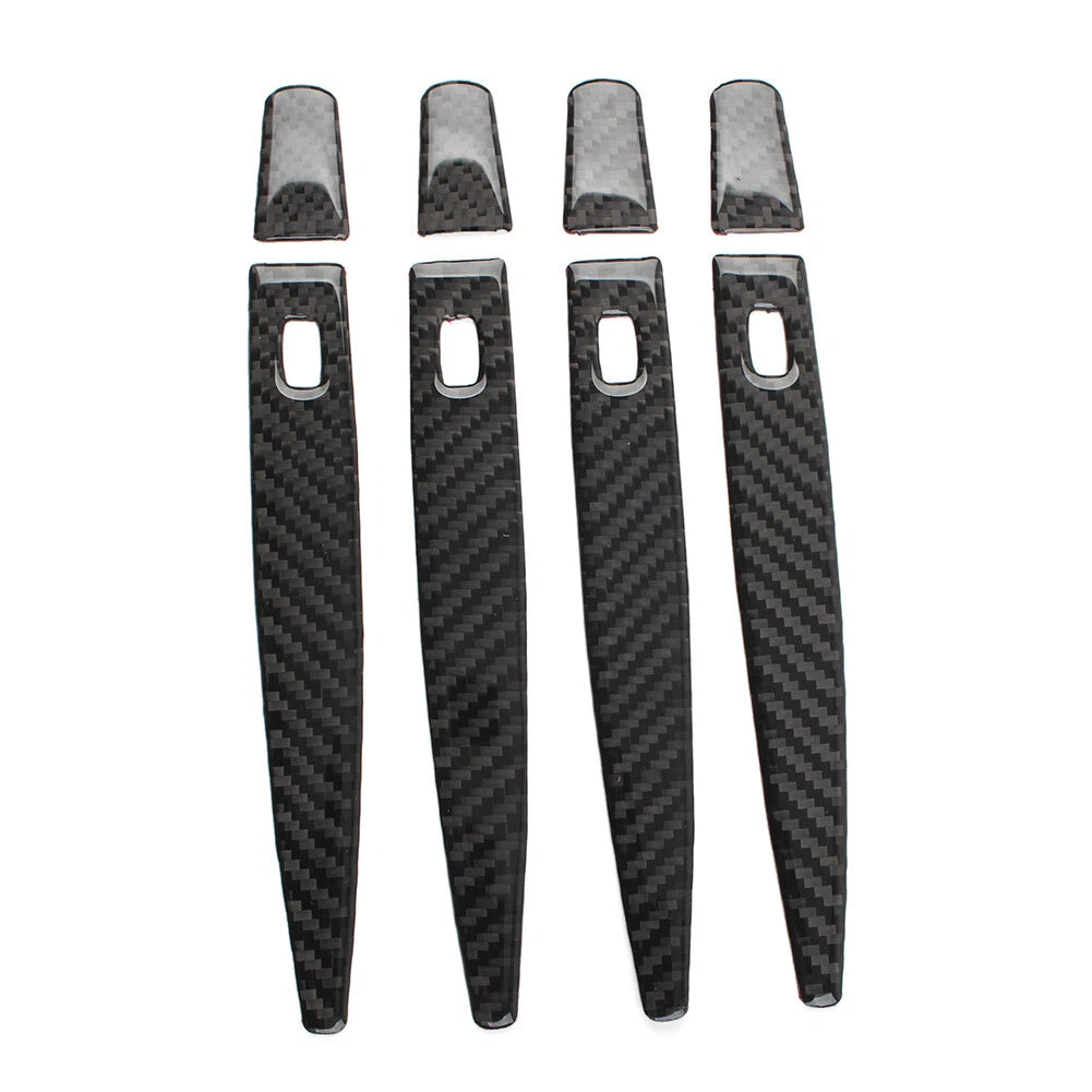 8 Pcs Outer Door Handle Cover Trim Black for Chevrolet Equinox (2018-2021)