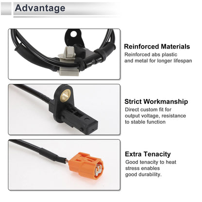 ABS Wheel Speed Sensor for Acura TL Sedan Rear Left